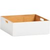 Úložný box Zeller Present Dřevěná bedna 30 x 27 x 10,5 cm bambusové dřevo 13359