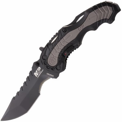 Smith and Wesson M & P MAGIC Assist Liner Lock Stainless Steel Serrated Blade