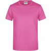 Pánské Tričko James Nicholson pánské triko JN790 pink