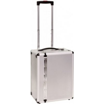 DEMA Pojízdný hliníkový kufr Silver Stripe 20840D – Zboží Mobilmania