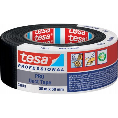 Tesa Páska opravná textilní Duct Tape 50 m x 50 mm černá – Hledejceny.cz