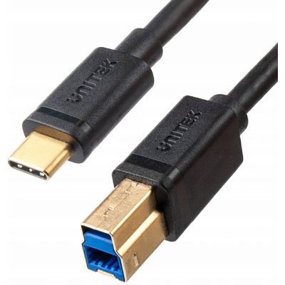 Unitek C14096BK-2M USB-B - USB-C, 2m – Zboží Mobilmania