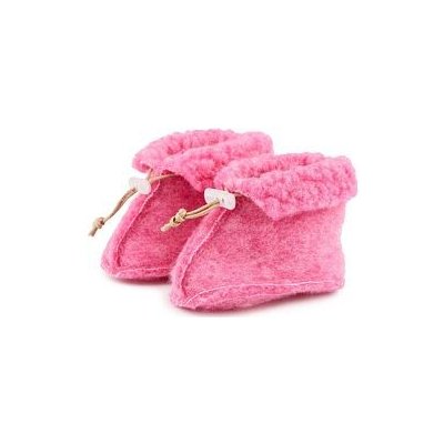 Vlnka dětské vlněné capáčky růžová – Zbozi.Blesk.cz