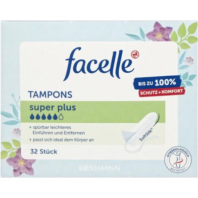 Facelle Tampóny Super Plus 32 ks – Zboží Dáma