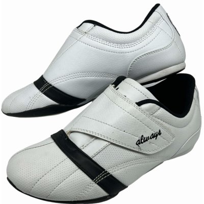 Always dámské bílé tenisky na suchý zip bílá – Zboží Dáma