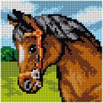 Předloha vyšívací Kůň 15x15cm – Sleviste.cz