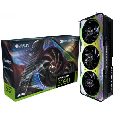Palit GeForce RTX 5090 GameRock 32GB GDDR7 NE75090019R5-GB2020G – Zboží Mobilmania