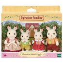 Sylvanian Families Rodina "chocolate" králíků nová