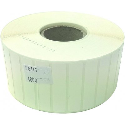 Etiketa na kotouči 50x11mm,plastová (PE) – Zboží Živě