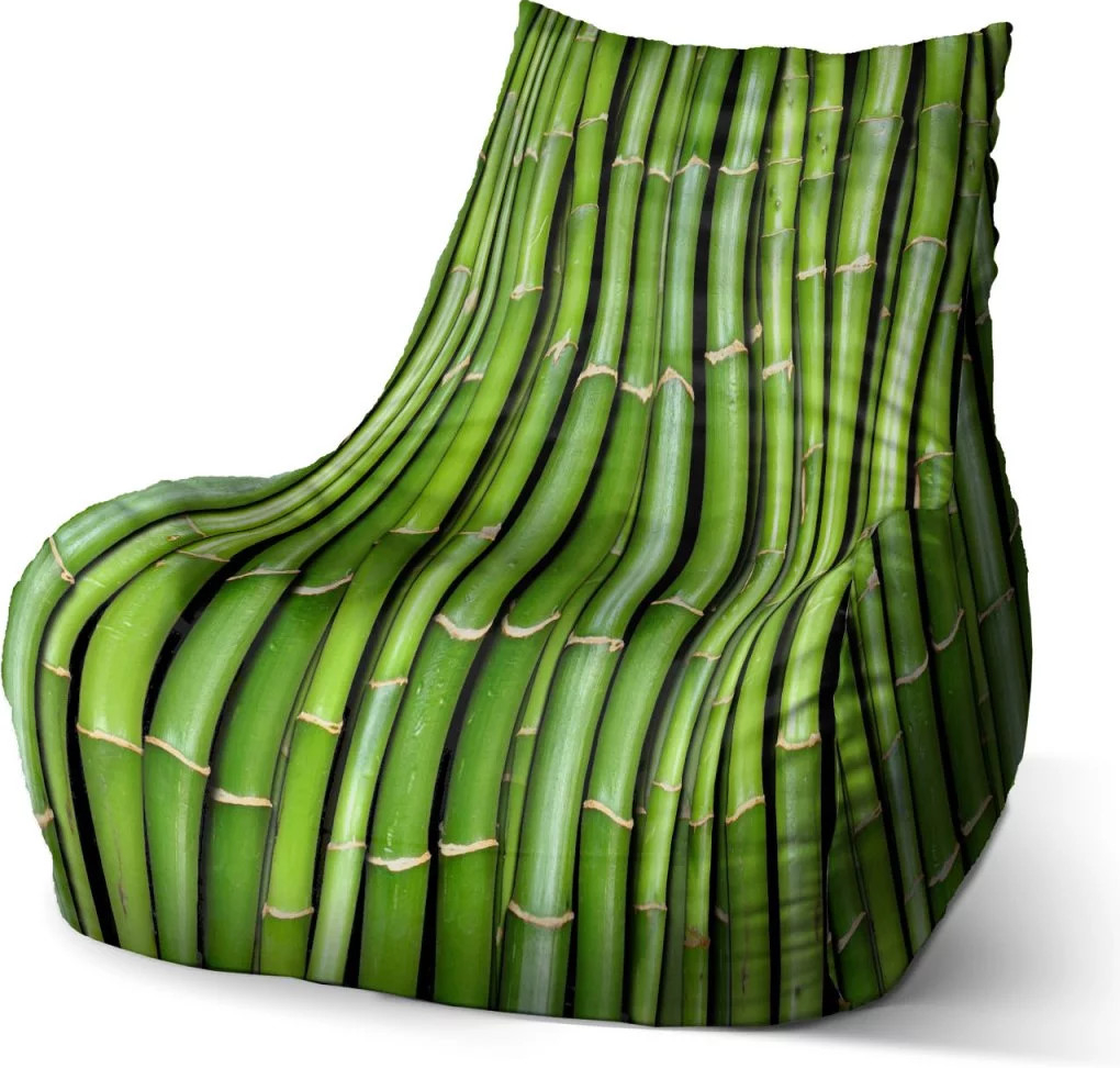 Sablio sedací vak Bean Bambus 100 x 90 x 45 cm