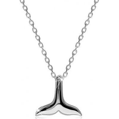 Šperky eshop ze stříbra přívěsek s motivem velrybí ploutve z oválných oček R24.01 – Zboží Mobilmania