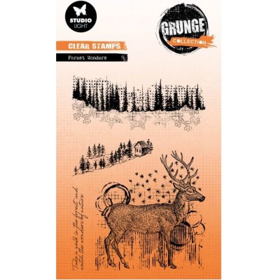 Studio Light Gelová razítka Studio Light Grunge 4 ks Jelen – Zboží Dáma