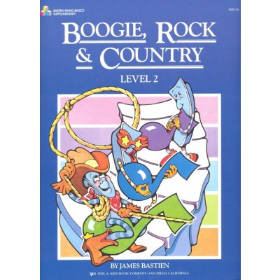 Bastien Piano Basics : Boogie, Rock And Country Level 2 noty na sólo klavír – Zboží Mobilmania