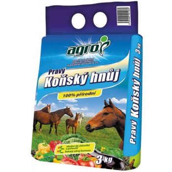 Agro pravý Koňský hnůj 3 kg