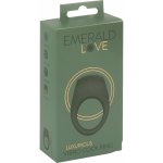 Emerald Love - dobíjecí vodotěsný vibrační kroužek zelený – Zboží Mobilmania