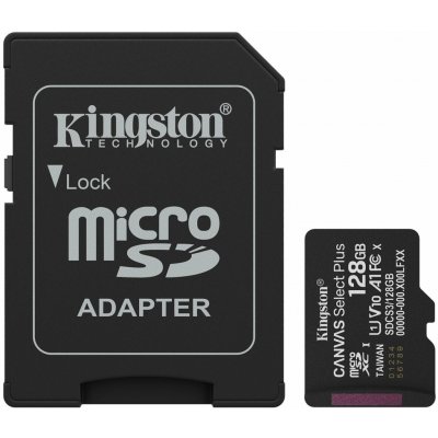 Kingston 128GB microSDXC Canvas Plus SDCS3/128GB – Zboží Živě