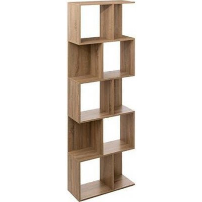 Knihovna Novia skandinávská přírodní 60 cm vysoká do obýváku a ložnice 5five – Zboží Dáma