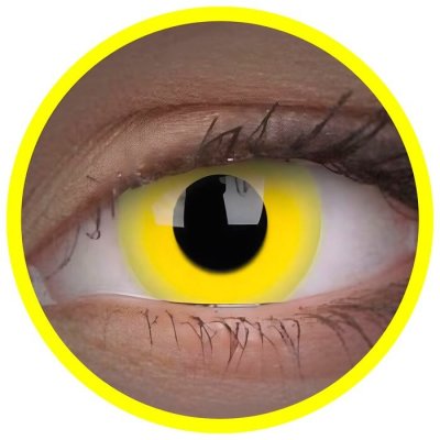 Maxvue Vision ColourVUE Crazy Glow Yellow nedioptrické 2 čočky – Hledejceny.cz