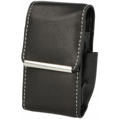 KRCZ Pouzdro na cigarety kožené 80/100mm černé hladké – Zboží Dáma