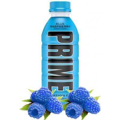 Prime hydratační nápoj Blue Raspberry 0,5 l – Zboží Dáma