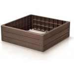 Vyvýšený záhon Prosperplast BASE WOODY hnědý 75,6 cm – Hledejceny.cz