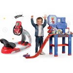 Smoby Set trenažér elektronický Vesmír Space Driver a pracovní dílna se skákajícím autem Spidey – Hledejceny.cz