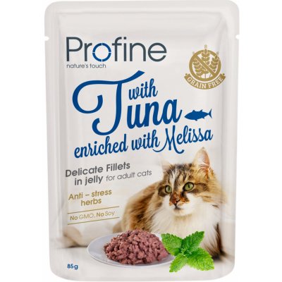 Profine Adult Cat pouch fillets in jelly with Tuna 85 g – Zboží Mobilmania