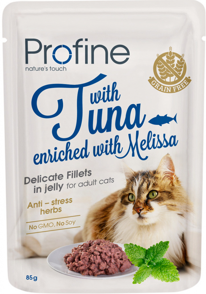 Profine Adult Cat pouch fillets in jelly with Tuna 85 g