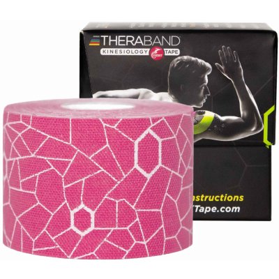 TheraBand Tape růžová 5cm x 5m – Zboží Mobilmania