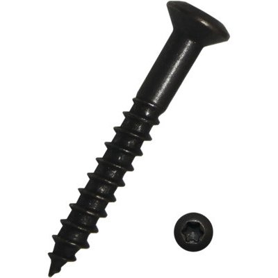 Vrut do dřeva s čočkovitou zápustnou hlavou a torx drážkou DIN 95 4x35 mm brynýrovaný, 1 ks – Hledejceny.cz