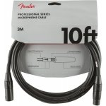 FENDER Professional Series Instrument Cable Straight-Angle 10 Black – Sleviste.cz