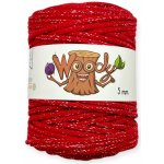 Woody 5 mm - Vánoční červená – Zboží Dáma Woody 5 mm - Vánoční červená – Zboží Dáma