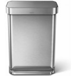 Simplehuman 55 l matná ocel CW2023 – Sleviste.cz