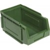Úložný box Extera Plastový box 8,5 x 10,5 x 16,3 cm zelený 69128