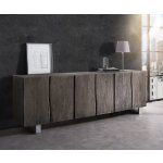 Delife Live Edge 220 cm 6 dvířek – Hledejceny.cz