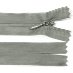 Spirálový zip no.3 skrytý nerozepínací 20cm - více barev color: 726 ocelově šedá – Hledejceny.cz
