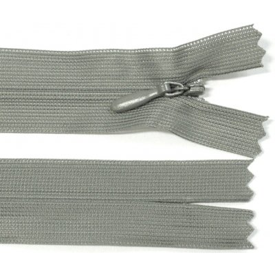 Spirálový zip no.3 skrytý nerozepínací 20cm - více barev color: 726 ocelově šedá – Hledejceny.cz