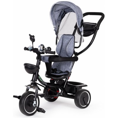 Eco Toys 2v1 s otočným sedadlem šedá – Sleviste.cz