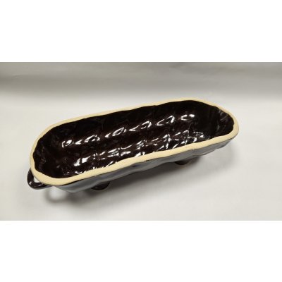 KERAMICKÉ ZÁVODY ZÁBŘEH Forma na vánočku vánočka 35x14xv.10 cm keramická – Zboží Dáma