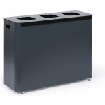 Alda Sestava na tříděný odpad Eko Star Station 3 x 60 l, lakovaná ocel, šedá 137 – Sleviste.cz