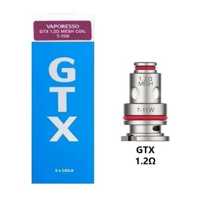 Vaporesso GTX V2 Mesh žhavící hlava 1,2 ohm 5ks – Sleviste.cz