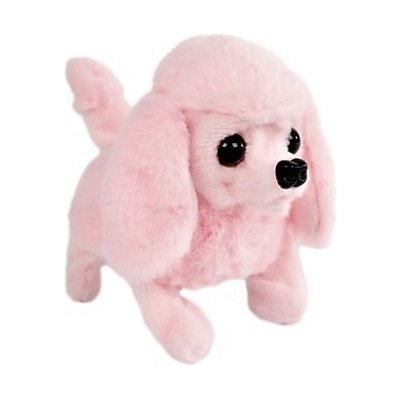 Thimble Toys Chodící pejsek se zvuky růžový – Zboží Mobilmania