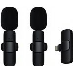 2v1 Lightning Lavalier Wireless Microphone (vč. Aku) – Sleviste.cz
