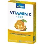 Vitar Vitamin C+zinek 30 tablet – Hledejceny.cz