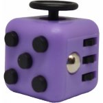 Fidget Cube antistresová kostka Fialovo černá – Zboží Mobilmania