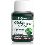 MedPharma Ginkgo biloba 30 mg guarana 37 tablet – Hledejceny.cz