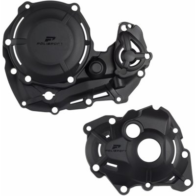 POLISPORT sada krytu alternátoru a spojky vodní pumpy YAMAHA YZ 450F 23-26; WR 450F 24-26 barva černá – Hledejceny.cz