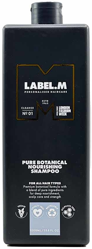 label.m Pure botanical Nourishing Shampoo 1l