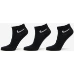 Nike ponožky Everyday Lightweight Ankle 010BlackWhite 3 pack – Hledejceny.cz
