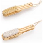 Xanitalia Spa beauty oboustranný kartáč pemza s rukojetí 350221 – Zboží Dáma